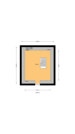 Plattegrond - Penningkruid 22, 7681 TJ Vroomshoop - Tweede verdieping.jpg